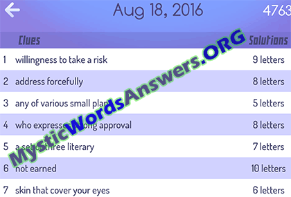 august-18-mystic-words
