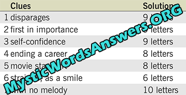 march 13 7 little words answers