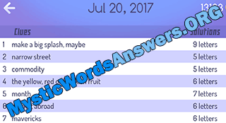 july 20 mystic words