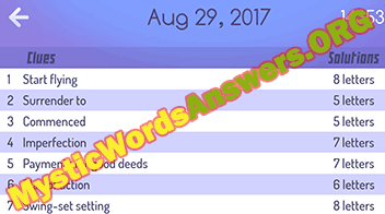 august 29 mystic words