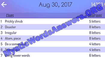 august 30 mystic words