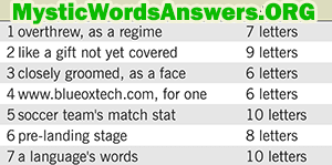 october 16 7 little words answers