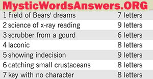 January 1 7 little words answers