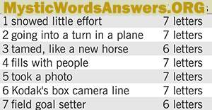 January 3 7 little words answers