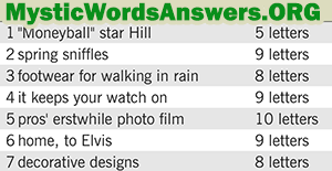April 1 7 little words answers