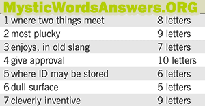 March 3 7 little words answers
