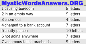 March 7 7 little words answers