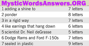 May 15 7 little words answers