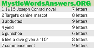 1915 Joseph Conrad novel