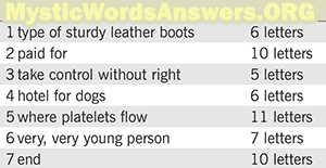 June 18 7 little words answers