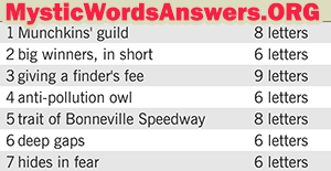June 20 7 little words answers