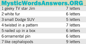 June 9 7 little words answers