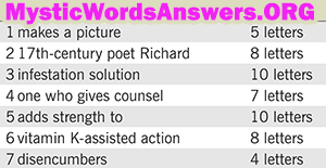 July 11 7 little words answers