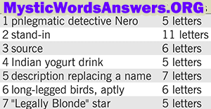 Phlegmatic detective Nero