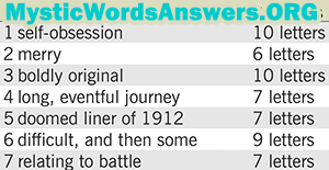 August 12 7 little words answers