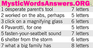 August 24 7 little words answers