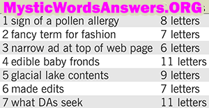 Sign of a pollen allergy