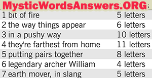 September 6 7 little words answers