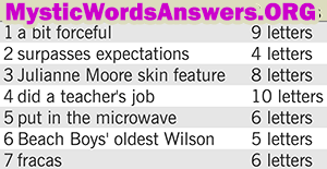 November 24 7 little words answers