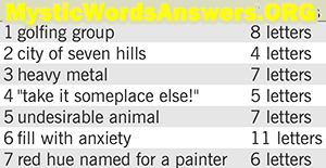 January 15 7 little words bonus answers