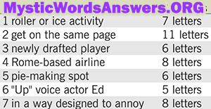 March 22 7 little words answers