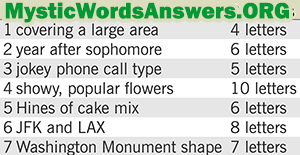 March 4 7 little words answers