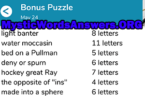 May 24 7 little words bonus answers
