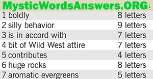 May 5 7 little words bonus answers