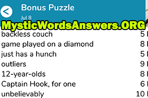 July 8 7 little words bonus answers