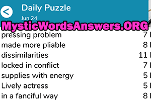 June 24th 7 little words answers