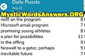 August 23rd 7 little words answers