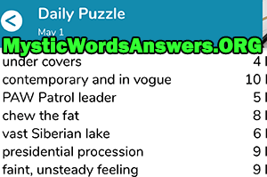 May 1st 7 little words answers