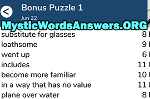 June 22nd 7 little words bonus answers